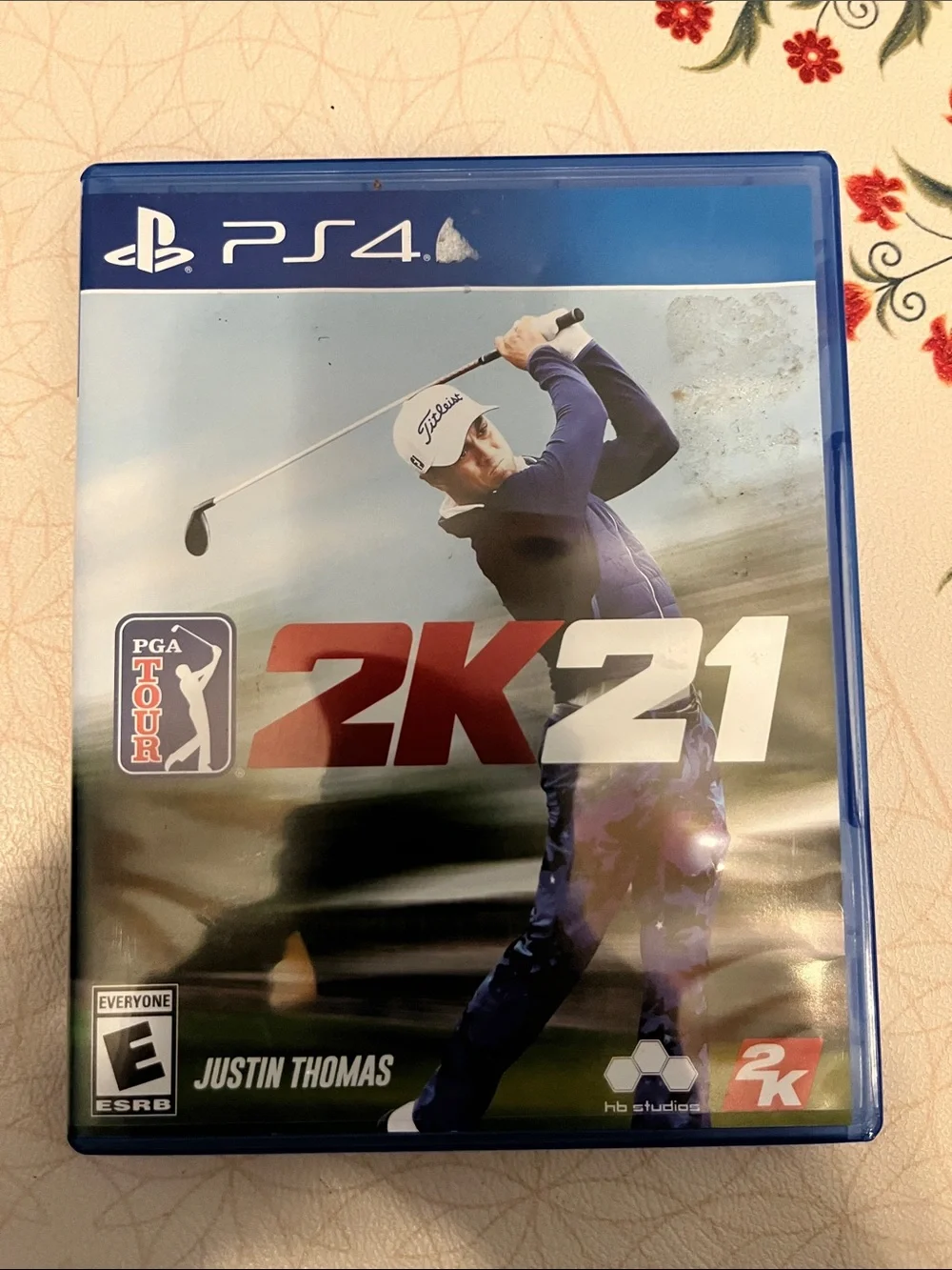 Sony PS4 2K21 Golf Game - Blue and Red Cover Art
